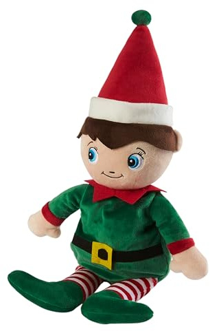 Warmies Plush Boy Elf Microwavable Weighted Teddy with French Lavender Scent, Hot or Cold for Cool Relaxation and Warm Relief