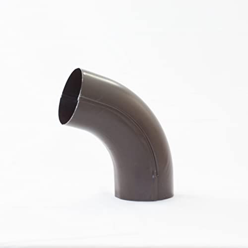 FTMETALLI - Gomito Curva Lamiera TDM Per Innesto Tubo Diametro 80 MM Figura F3 Chiuso - Raccordo di collegamento curvo con pluviale - Made in Italy