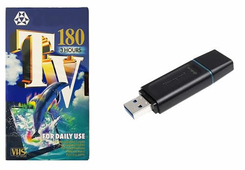 Service de déversement, transfert de cassettes vidéo VHS vers Pendrive ou Dvd (1 cassette vidéo de 180 minutes sur PENDRIVE)