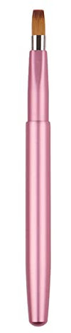 Professional Lip Brush With Lid Retractable Portable Cosmetic Brush For Lipstick Gloss Applicator Wands Makeup Tools