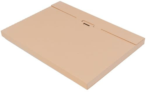 verpacking kalenderförpackning 350 x 250 x 20 mm brun [storlek och antal valbart] enkel vikning KV-2 vikbar låda storbrevskartonger 25 st