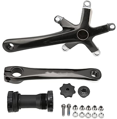 Ensemble de bras de manivelle en alliage d'aluminium avec support de sol pour VTT, vélo de route, vélos pliants