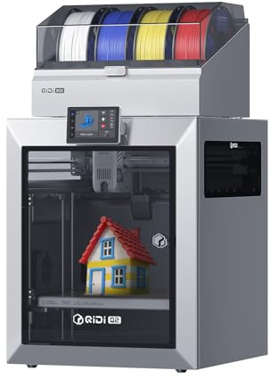 QIDI Q2 Combo Impresora 3D con QIDI Box, Multicolor y Multimaterial, Máx 600mm/s, 65°C Cámara Calefactada Activa, 3 en 1 Filtración, AI Cámara, Autonivelación & Autocalibración, Volumen 270x270x256mm