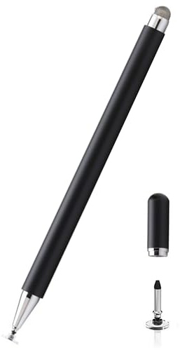 Stylus Pen für Samsung Galaxy Tab A11+ / A11 / A9+ / A9 / A8 / A7, High Sensitivity & Precision Capacitive Pencil for iPad/iPhone/Fire HD/Surface/Xiaomi/Lenovo All Touch Devices (schwarz)
