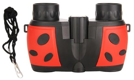 lopituwe Binoculares para niños de juguete, telescopio pequeño, juguete de aumento para niños, mejora las experiencias juego al aire libre con funciones divertidas, regalo educativo resolución a