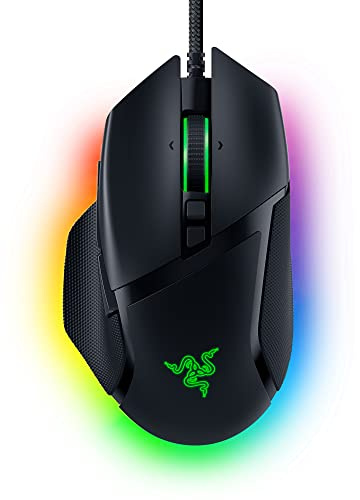 Razer Basilisk V3 Customizable Ergonomic Gaming Mouse: Fastest Gaming Mouse Switch - Chroma RGB Lighting - 26K DPI Optical Sensor - 11 Programmable Buttons - HyperScroll Tilt Wheel - Classic Black