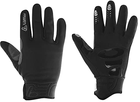 Löffler Gloves Ws Warm Schwarz - Gore-Tex Warme Winddichte Gore-Tex Infinium™ Handschuhe, Größe 6.5 - Farbe Black