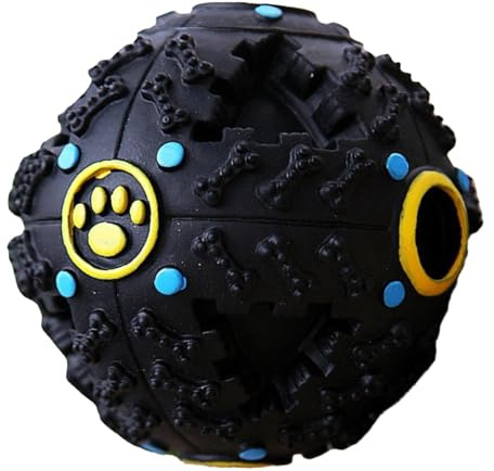 Juguete para perros con sonido de risa – Dispensador de comida para perros | Pelota para perros Pawcia | Juguete interactivo para perros con sonido | Pelota interactiva de rompecabezas para perros