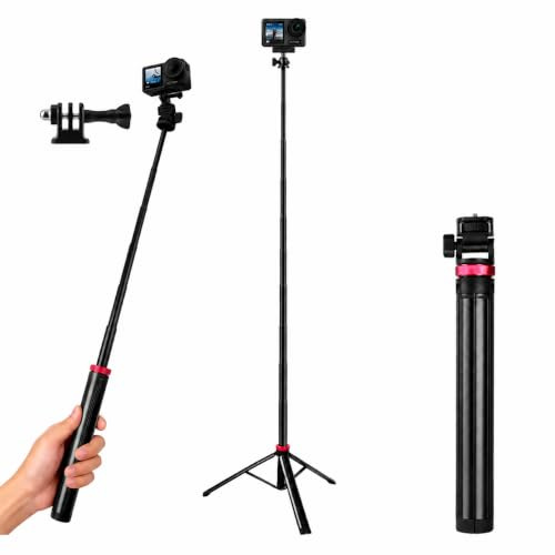 200 cm/78 selfiepinne-stativ, utdragbart aluminiumlegering, 550 g