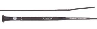 Fleck Carbon Ultralight Dressage Whip- Size 110cm/43-14, Black