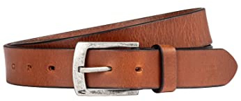 camel active Herren Gürtel aus Leder Cognac, menswear-M