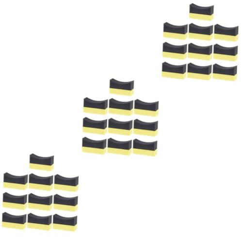 ibasenice 30pcs Car Cleaning Sponge Tire Dressing Pads Car Wash Tool Polishing Sponge Easy to Store