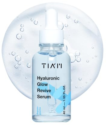 TIAM Hyaluronic Glow Revive Serum 40ml – Intensive Feuchtigkeit & Glow – Mit Hyaluronsäure, Niacinamide & Panthenol – K-Beauty Gesichtsserum