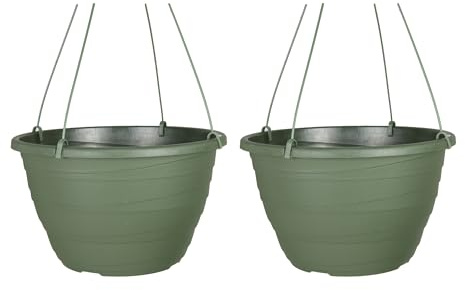 The HC Companies Hängande planterare, Grön, 33 cm