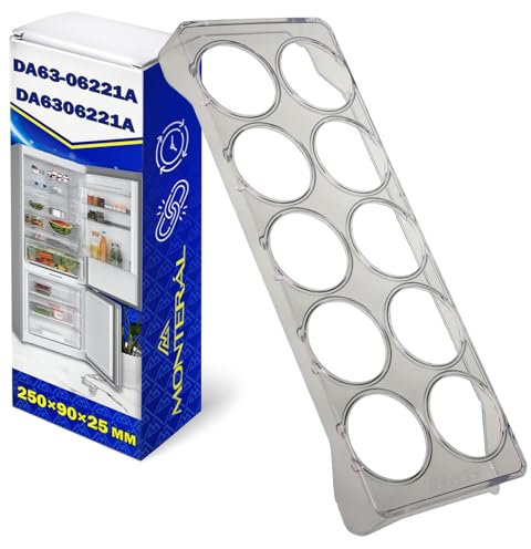 Organizador Huevos Nevera 250x90x25 mm con Código Original DA63-06221A para Samsung Frigorífico - Garantía de 10 Años - MONTERAL