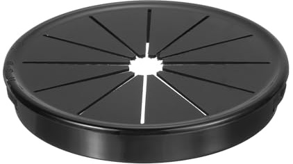 QUARKZMAN Passacavo da Tavolo Nero, Passacavo a Scatto con Otturatore per Fori con Montaggio da 2.95 (75mm), Passacavo Rotondo in Nylon a Scatto per Gestione Cavi e Fili