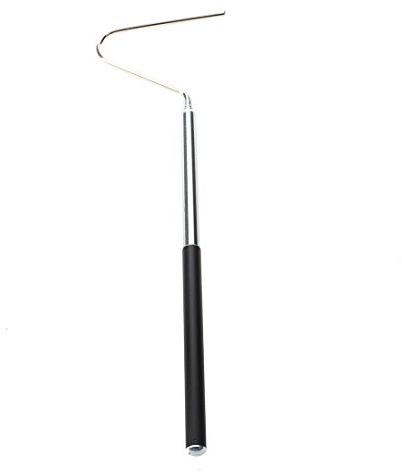 Jaywool Adjustable hook in stainless steel tool for Reptile snake lizard frog