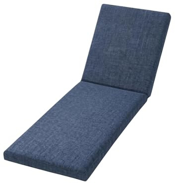 PIND Cojín para Tumbona 180x50 cm, Colchoneta con Relleno de Espuma, con Cinta Elástica de Ajuste para Hamaca de Exterior, Jardín, Playa, Piscina, Terraza.