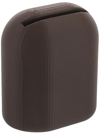 WRITWAA Caja de Almacenamiento para Cuchillas de Afeitar Desechables en Plástico Marrón, Ligera y Duradera para Barberías y Kits de Cuidado Personal