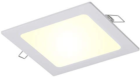 Faretto quadrato LED 12W Pannello Incasso Cartongesso Ultra Sottile, Alta Resa Luminosa 1200 LM, Luce Diffusa 120 gradi, Foro Incasso 15cm, LED CCT Regolazione della Temperatura Luce da 3000K a 6500K
