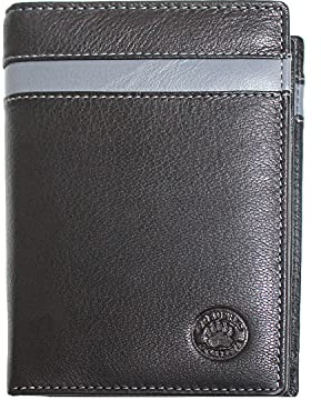 Frédéric Johns Grand Portefeuille Homme Cuir Véritable – Protection RFID – Grand Format – Élégant & Durable – Idée Cadeau