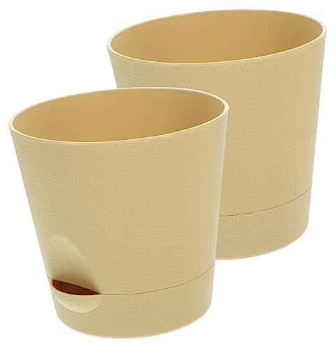 FUNOMOCYA 1 Satz Usambaraveilchen-Topf Orchideentöpfe Pflanztopf Aus Kunststoff Selbstbewässernde Pflanzenbehälter Usambaraveilchen-töpfe Blumentopf Sukkulenten Büro Plastik Die Faulen