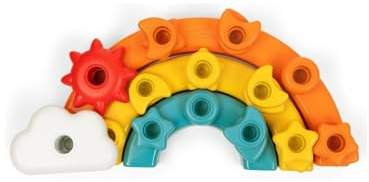 Chicco Gioco Arcobaleno 2in1, Gioco a Incastri Seguendo Colori e Forme, per Imparare a Contare, Gioco Bambini, 12-36 Mesi
