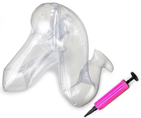 Inflatable Pocket Pussy Holder for Men, Silicone Bed Mount Stand, Compatible with Sex Dolls and Pocket Pussy Toys, Ideal for Adult Use