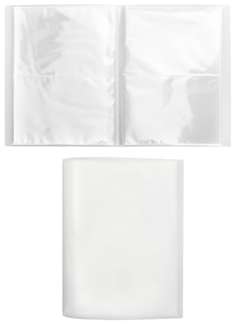 80 Bolsillos Album Pegatinas Pvc Impermeable Libro Almacenamiento Pegatinas Transparente Visible Regalo Scrapbooking Para Proteger Fotos, Sellos De Silicona, Tarjetas, ImáGenes PrediseñAdas