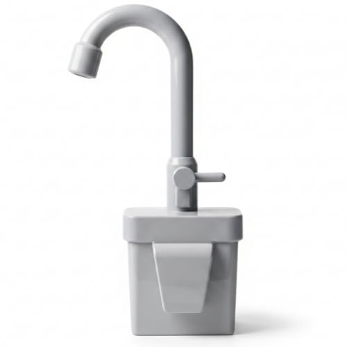 dispensador de Agua Cocina de Barro|Dispensador de Agua Cocina de Barro, Grifo de Fregadero eléctrico Gris con circulación - Accesorio de Fregadero de Juego para niños pequeños Juegos de Lavado y lav