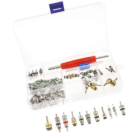 102Pcs Klimaanlagen Ventileinsatz Entferner Reparatur Zusammenstellungs Wieder Einbausatz