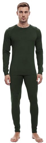 woolcano 100% lana merino ropa interior térmica para hombre, ropa interior térmica para hombre, conjunto de lana merino, ropa interior de esquí, ropa interior cálida suave para hombre