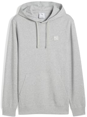 PUMA ESS Elevated Hoodie TR, Sweats à Capuche Homme, Light Gray Heather, M
