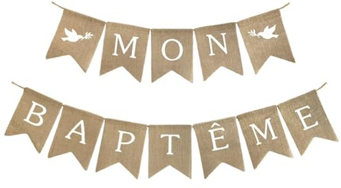 Banner Bautismo Mi Bautismo Decoración Bautismo Bautismo Banderol Bautismo Decoración Comunión Decoración Bautismo para Niño Niña