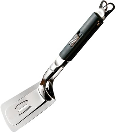 Pinzas de parrilla para cocinar, pinzas de acero inoxidable para alimentos, abrazadera de pala de alimentos, para camping, cocina, picnic al aire libre, fiesta, restaurante, catering, cocina, parrilla