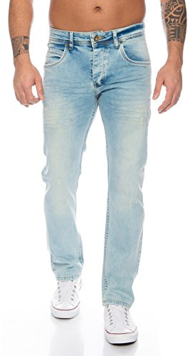 Rock Creek Herren Jeans Blue Denim RC-2109 [W40 L38]