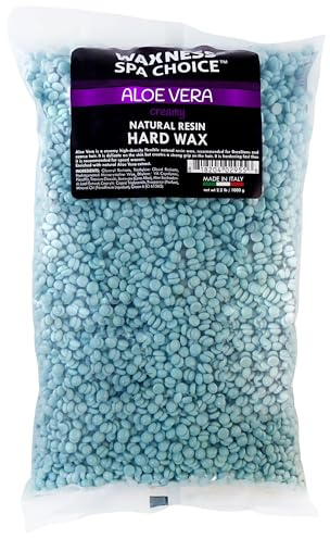 Waxness Spa Choice Aloe Vera Hard Wax Beads 2.2 lb / 1 kg