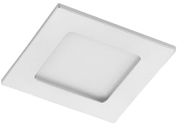 PRIOS faretto da incasso dimmerabile (Moderno) colore Grigio, ad es. Bagno lampadina inclusa Faretto lampada plafoniera applique