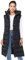 Fashion Knot Ladies Padded Gilet Longline Hooded Jacket Quilted Winter Wear Long Hooded Side Split Puffer Long Body-Warmer Coat Size 8-18…