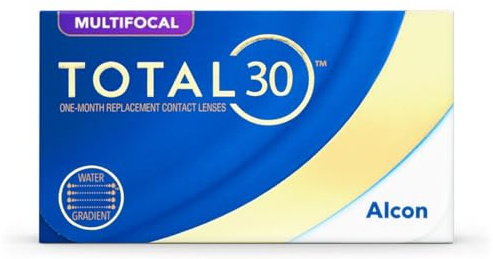 TOTAL30 Multifocal lenti a contatto mensili | 6 lenti | BC 8.4 mm | DIA 14.2 mm | ADD MED | +00.50 diottrie