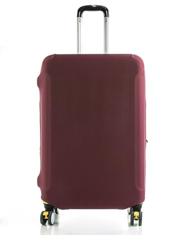 Cazqgoy Housse Protection Valise，Housse De Protection pour Bagages,Elastique Housse De Valise Luggage Cover (Couleur Rouge vin, XL :29-32 inch Luggage Case)