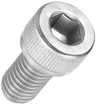 Kozelo 25 st Infällda sexkantsskruvar - [M8-1,25 x 16 mm] 304 rostfritt stål sexkantsnyckel för elmotor 3D-skrivare, silver