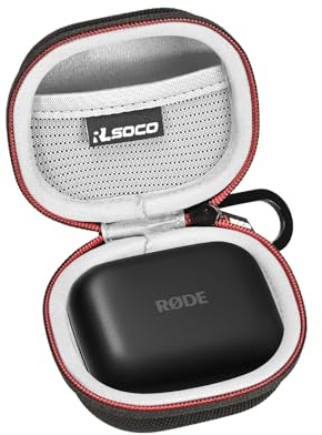 Case for Rode Wireless Micro Compact Wireless Microphone | RLSOCO Travel Shell for RØDE Wireless Micro Microphone - Carrying Case Bag with Carabiner,Shockproof,Dustproof,Waterproof (Case Only)