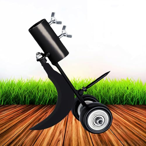 Miyobing Rimozione erbacce 2 in 1, rimozione erbacce con ruote, erbacce da giardino manuale Weeder radeldiserbante mano Weeder strumento erbacce diserbante adatto per diserbo in colonne