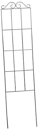 misppro Traliccio da giardino per piante rampicanti Supporto per fiori Torre di supporto per piante da interno Verdure da interno Vasi per rose Vasi Struttura in metallo Dimensioni compatte