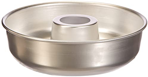 Pentole Agnelli COAL37LE22 Agnelli Family Cooking Rame e Pasticceria Stampo Ciambellone in Alluminio con Tubo, 22 cm