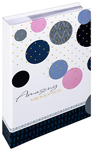 walther design Album Fotografico Blu 300 Foto 10 x 15 cm memo Insert Album Amazing Memories ME-488-L