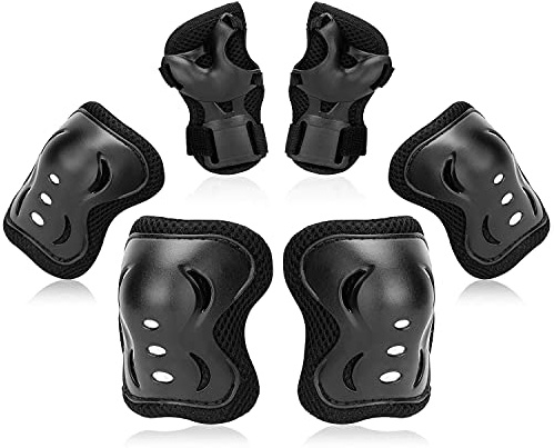 Kids/Youth Knee Pads Elbow Pad Wrist Guards Protective Gear Set, for Child Roller Skates, Cycling Bike, Skateboard, Inline Skatings, Scooter Riding, BMX bike, And Other Outdoor Sports Activities