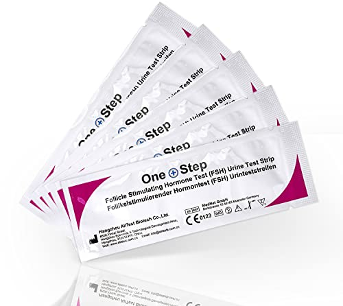 5 x One+Step Menopause Test I FSH Test für die Wechseljahre I Prüfung der Meno Balance I Hormontest für Frauen I Östrogen I Progesteron I Hormonprofil erstellen