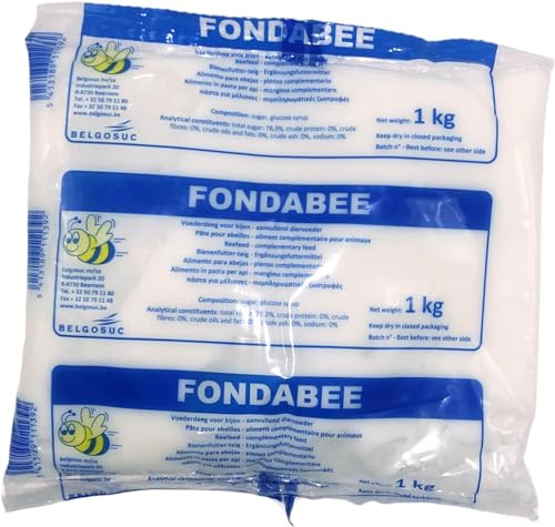 Fondabee bee fondant - Beekeeping Supplies UK Ltd - bee feed food 10 x 1kg Pouches + MBK
